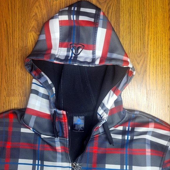 Men’s Large Firefly Striped Hoodie – Soft, Comfortable Fabric 100% Polyester A88 - Picture 2 of 9